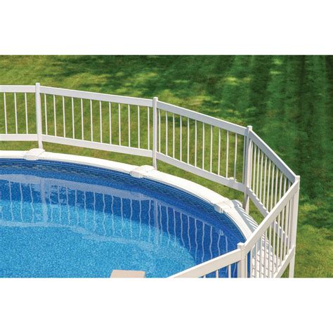 retractable pool fence above ground